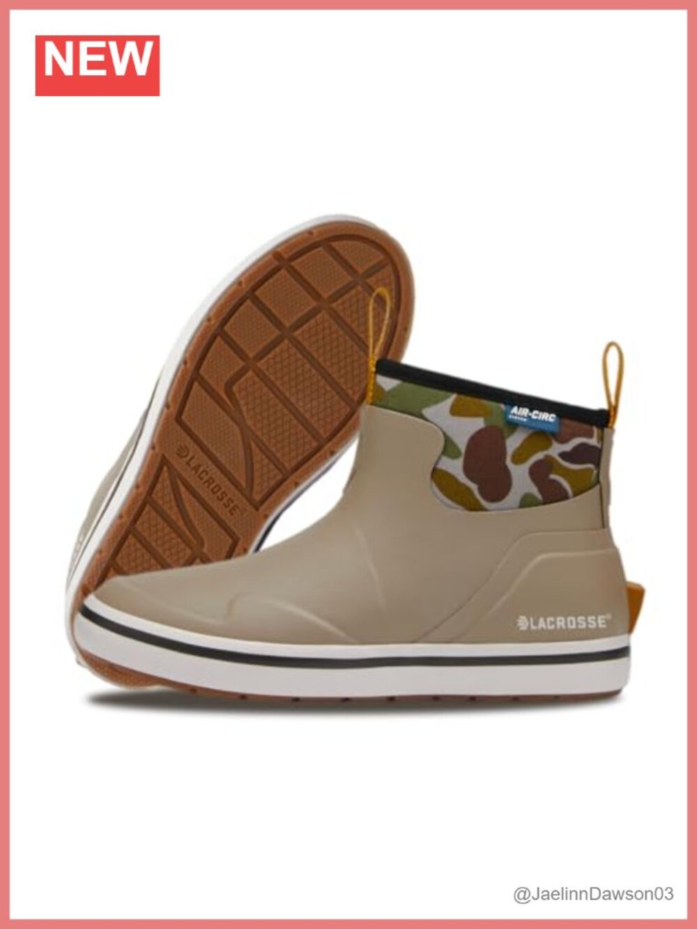 Women's Waterproof Rain Boots Rubber Deck Boot Ankle